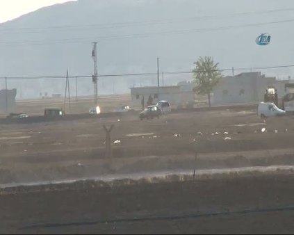 IŞİD Türk askerine aldırış etmeden sınırda araç çaldı