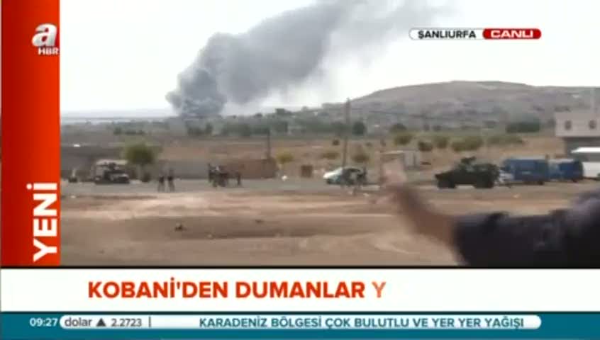 Kobani yanıyor