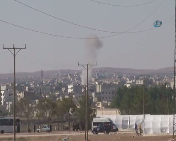 Havan topu basın alanına düştü