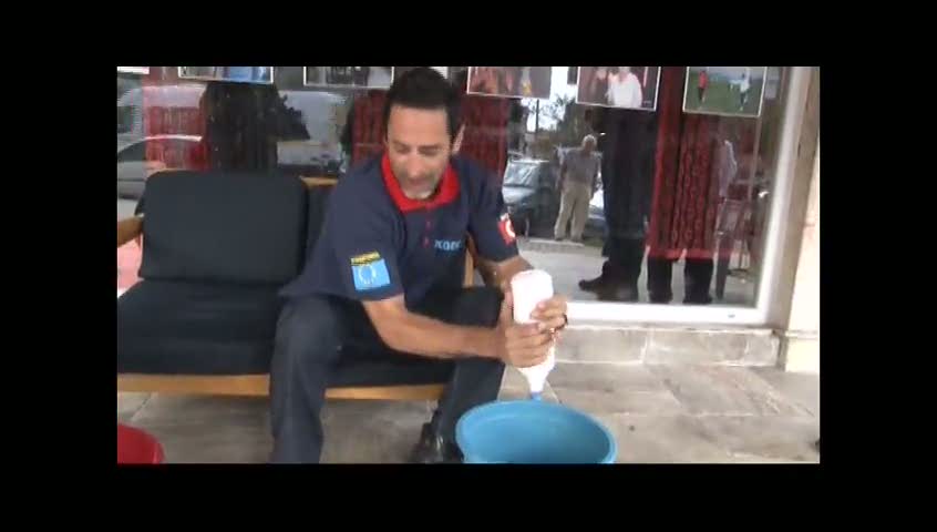 Film için cayır cayır yandı