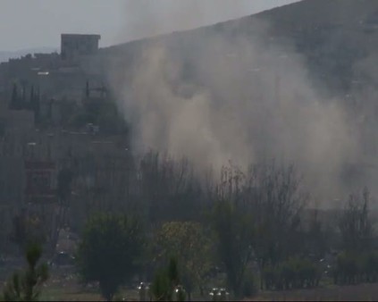 Kobani'de çatışma şiddetini arttırıyor