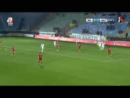 Ç. Rizespor: 1 - Trabzon Akçaabat: 0