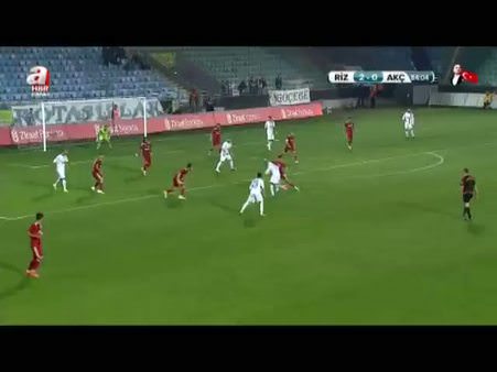 Ç. Rizespor: 3 - Trabzon Akçaabat: 0