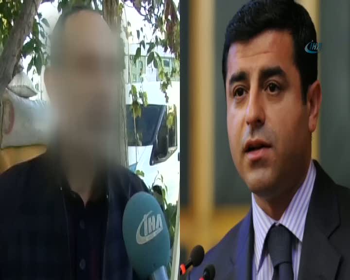 Demirtaş ile vatandaşın tartıştığı an böyle kaydedildi