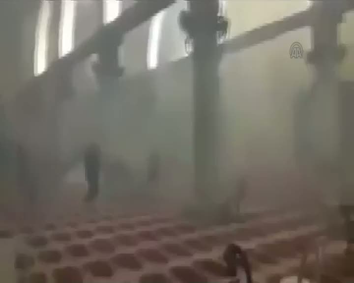 Mescid-i Aksa'dan yeni çatışma görüntüleri