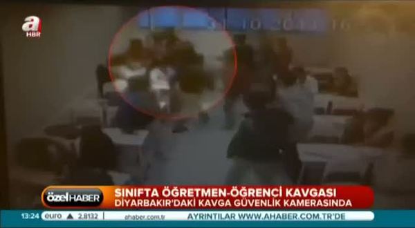Diyarbakır'da öğretmen öğrenciyi böyle dövdü