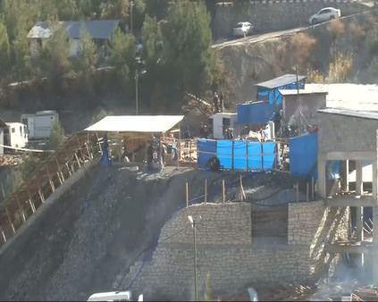 Ermenek'te işçileri kurtarma çalışmaları devam ediyor