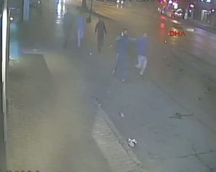 İzmir'de dehşet kaza güvenlik kamerasında