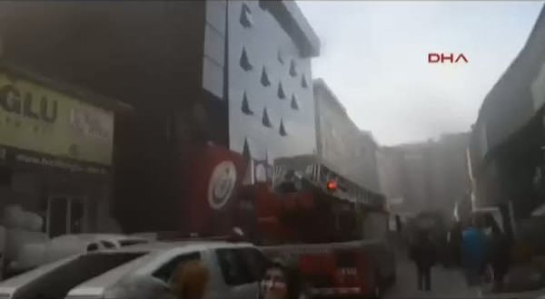 Ankara'da Halk Sağlığı Müdürlüğü'nde yangın