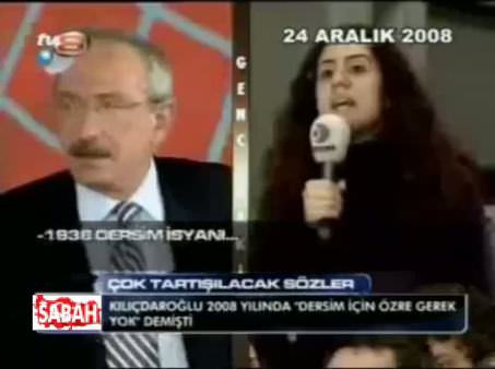 Kemal Kılıçdaroğlu: Dersim özür dilenecek bir mesele değildir