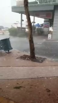 En sıcak ülkede fırtına şoku