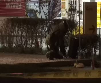 Akaryakıt istasyonunda bomba alarmı