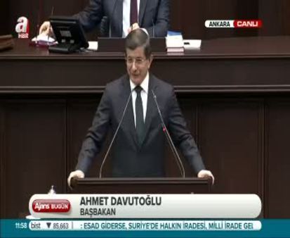Davutoğlu konuşmasıyla Mehmet Ali Şahin'i ağlattı