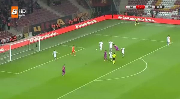 Galatasaray: 2 - Eskişehirspor: 1