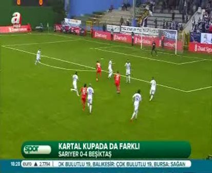 Sarıyer: 0 - Beşiktaş: 4 (Özet)