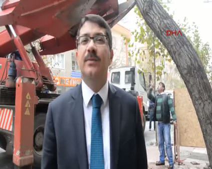 AK Partili belediye ağacı kesmedi taşıdı