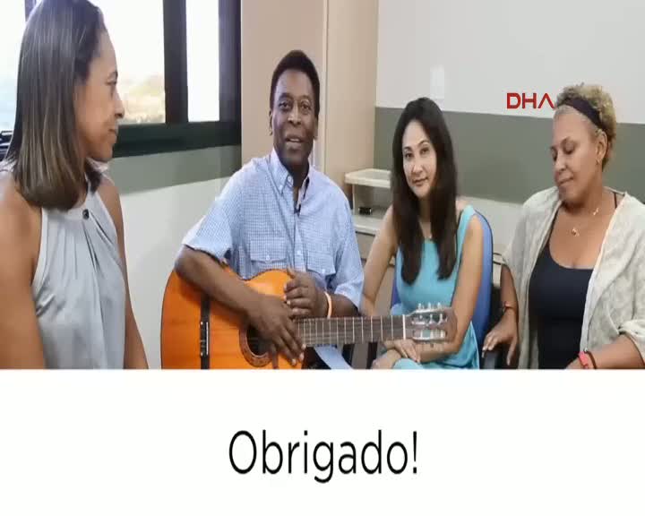 Pele'den hayranlarına videolu sağlık açıklaması