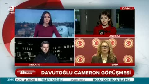 Davutoğlu, Cameron ile görüştü. İşte detaylar