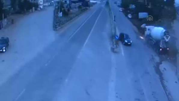 Hatay'da trafik kazaları MOBESE'de