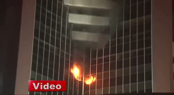 Dünya Ticaret Merkezi’nde korkutan yangın