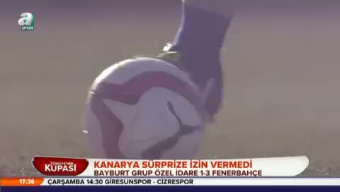 Bayburt İl Özel İdare: 1 - Fenerbahçe: 3 (Özet)