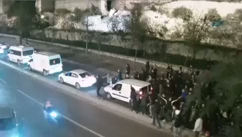 Sırp taraftarın cinayeti güvenlik kamerasında