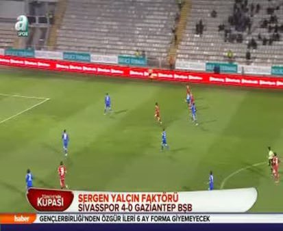 Sivasspor: 4 -  Gaziantep BB: 0 (Özet)