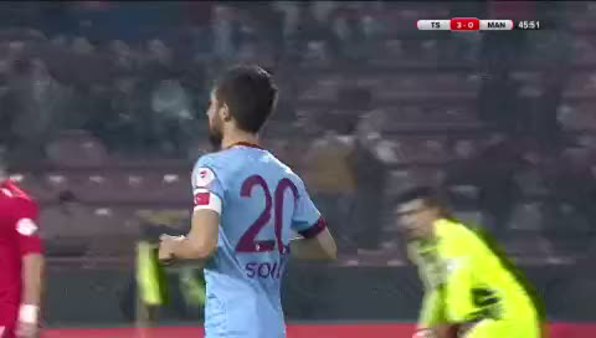 Trabzonspor: 3 - Manisaspor: 0