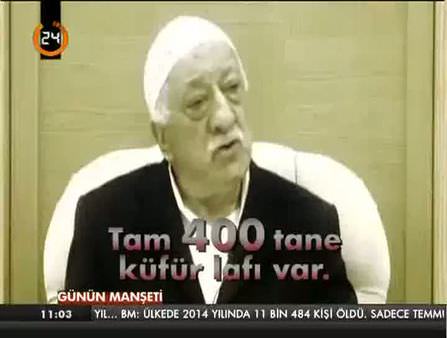 İşte Fethullah Gülen'in 400 beddua ve küfrü