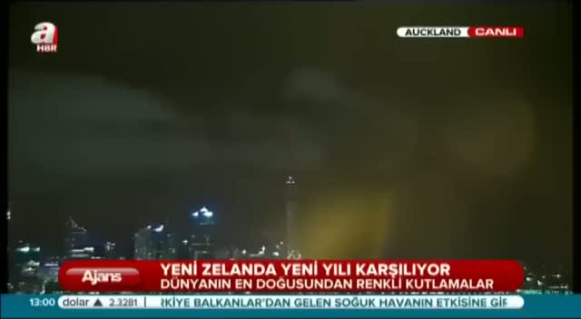 Yeni Zelanda yeni yıla böyle girdi