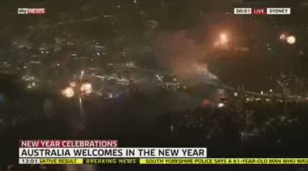Avustralya yeni yıla girdi