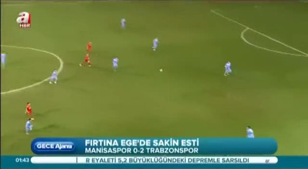 Manisaspor 0 - Trabzonspor 2 (Özet)