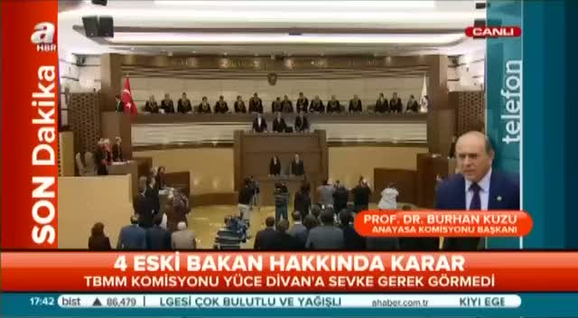 Burhan Kuzu bakanlar hakkındaki kararı yorumladı