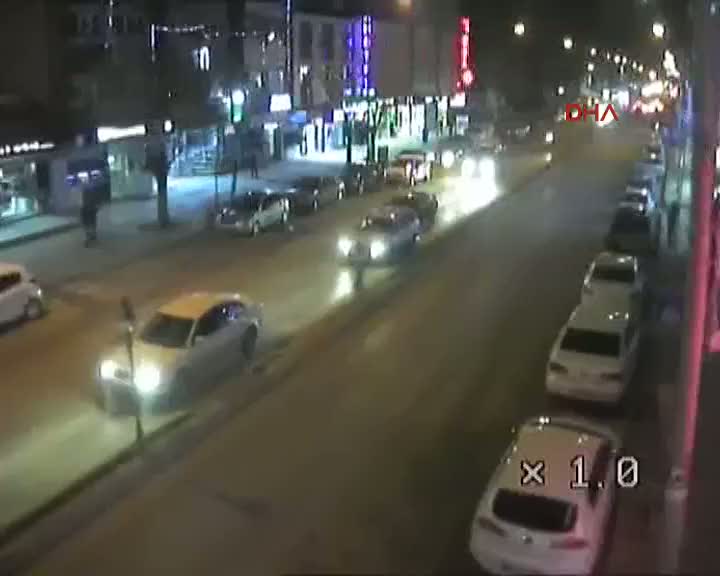 Erzincan'da yaşanan trafik kazaları MOBESE'de