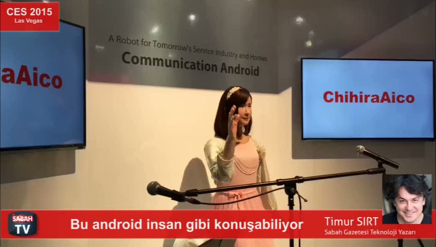 Bu android insan gibi konuşabiliyor