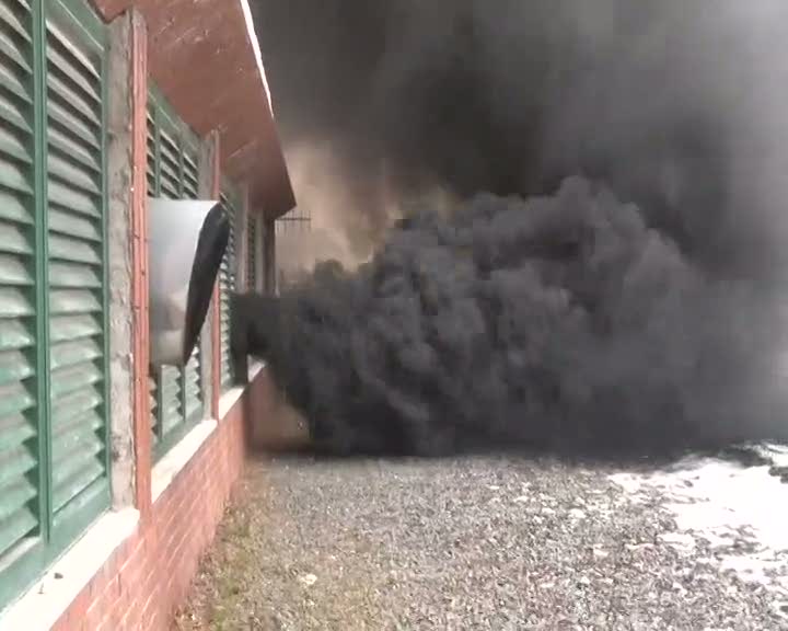 TBMM'de yangın paniği