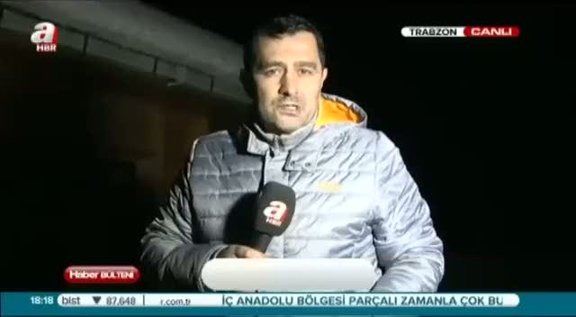 Trabzon'da çığ felaketi