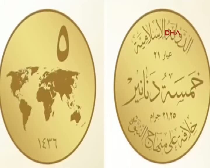 IŞİD basacağı paraları tanıttı
