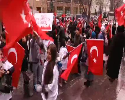 ABD'de Fethullah Gülen protesto edildi