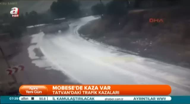 Bitlis'deki trafik kazaları MOBESE'de