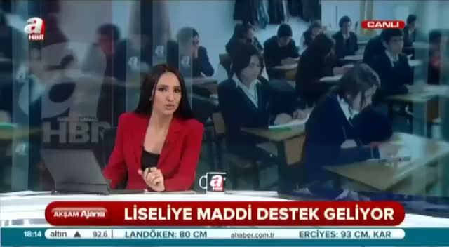 Liseli öğrenciye maddi destek geliyor