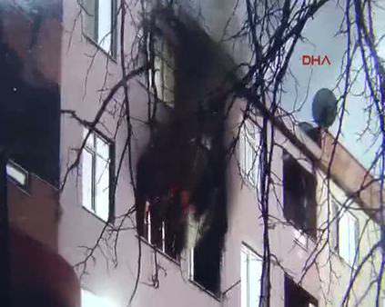 Çanakkale'de apartman dairesinde korkutan yangın