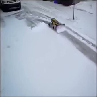 Kar küremenin en zevkli yolu