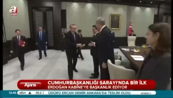 Bakanlar Kurulu Cumhurbaşkanı Erdoğan başkanlığında toplandı
