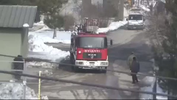 Afyonkarahisar'da askeri kışlada yangın