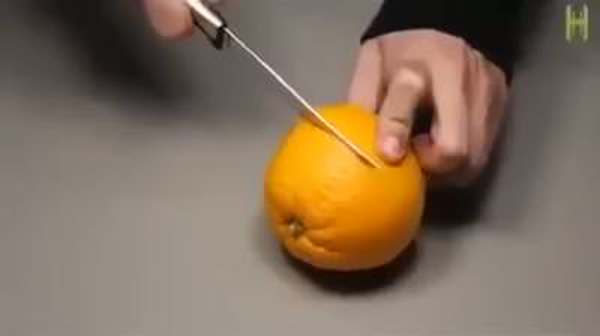 Portakaldan mum yapımı