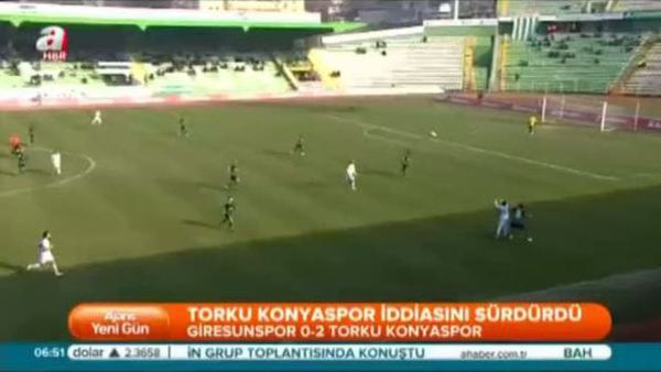 Giresunspor: 0 - Torku Konyaspor: 2 (Özet)