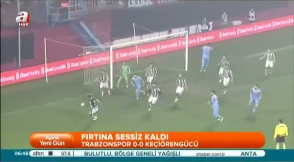 Trabzonspor: 0 - Keçiörengücü: 0 (Özet)