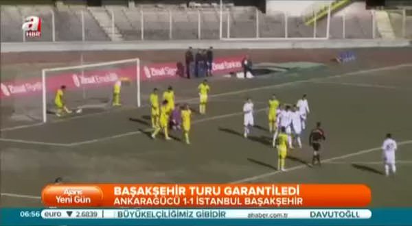 MKE Ankaragücü: 1 - İstanbul Başakşehir: 1 (Özet)