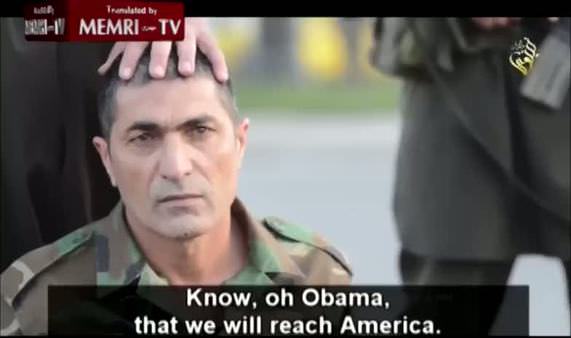 IŞİD militanı Obama ve Barzani'yi Kürtçe tehdit etti